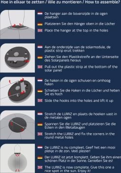 Lumiz Solar Buitenlampion Sashiko Diamond - Solar Tuinverlichting - 28 Cm - Licht Groen -Philips Hue Winkel 842x1200 6