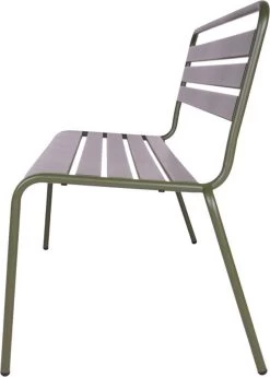 MaximaVida Metalen Tuinbank Max 120 Cm Olijfgroen -Philips Hue Winkel 859x1200