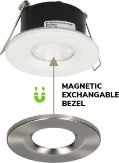 HOFTRONIC Venezia - Set Van 6 LED Inbouwspots RVS - IP65 Waterdicht - Dimbaar - 6 Watt 600 Lumen - Met Lichtbron - 2700K Warm Wit Licht - Zaagmaat 65mm - Inbouwdiepte 45mm - Geschikt Voor Badkamer, Woonkamer, Veranda En Carport - 3 Jaar Garantie -Philips Hue Winkel 881x1200 1