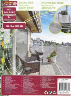 Lifetime Garden Balkonscherm - 0,75x6m - UV-Resistent - Grijs 17 Lifetime Garden Balkonscherm - 0,75x6m - UV-Resistent - Grijs -Philips Hue Winkel 886x1200 5