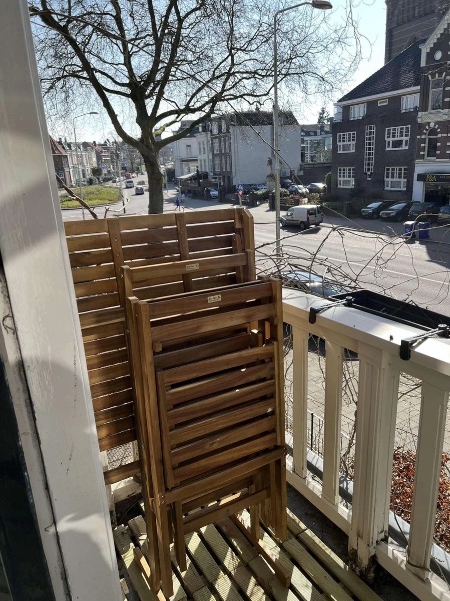 Bistro Set Hout Balkonset FSC – Patio Set Tuin – Houten Frans Tuinsetje – Kleine Tuinset – Complete Kleine Balkon Tafelset Met Gratis Bijzettafel – Hardhout FSC Balkonstoelen & Balkon Tafel - Tuintafel En Stoelen - Bistroset Van Hout – Balcony Set 11 Bistro Set Hout Balkonset FSC – Patio Set Tuin – Houten Frans Tuinsetje – Kleine Tuinset – Complete Kleine Balkon Tafelset Met Gratis Bijzettafel – Hardhout FSC Balkonstoelen & Balkon Tafel - Tuintafel En Stoelen - Bistroset Van Hout – Balcony Set - Afbeelding 9