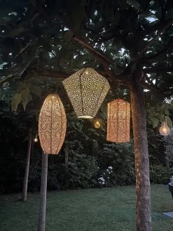 Lumiz Solar Buitenlampion Sashiko Diamond - Solar Tuinverlichting - 28 Cm - Licht Groen -Philips Hue Winkel 899x1200 32