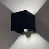Lura Life - Design Wandlamp Kubus Met Bewegingssensor - LED - Zwart - 3000K Warm Wit - IP65 Waterdicht - Muurlamp - Geschikt Voor Binnen & Buiten - Motion Sensor -Philips Hue Winkel 900x1200 25