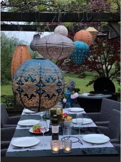 Lumiz Solar Buitenlampion Bazaar Rond - Solar Tuinverlichting - 30 Cm - Zeeblauw 18 Lumiz Solar Buitenlampion Bazaar Rond - Solar Tuinverlichting - 30 Cm - Zeeblauw -Philips Hue Winkel 902x1200 9