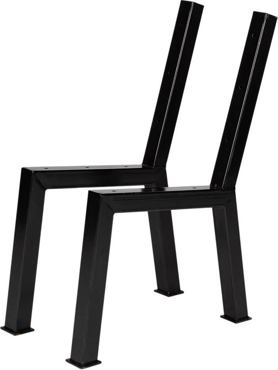 MaximaVida Set Industriële Bankpoten New York- Zwart Gecoat - Maak Zelf Je Bank 3 MaximaVida Set Industriële Bankpoten New York- Zwart Gecoat - Maak Zelf Je Bank