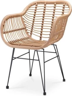 Casaria Polyrotan Kuipstoel Bali - Met Kussens – 2 Stuks -Philips Hue Winkel 907x1200