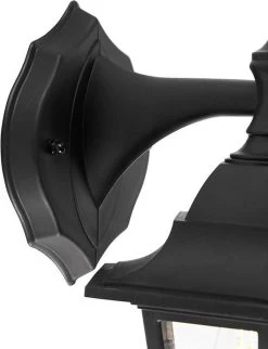 QAZQA New Haven - Klassieke Wandlamp Voor Buiten - 1 Lichts - D 212 Mm - Zwart - Buitenverlichting 30 QAZQA New Haven - Klassieke Wandlamp Voor Buiten - 1 Lichts - D 212 Mm - Zwart - Buitenverlichting -Philips Hue Winkel 921x1200 3