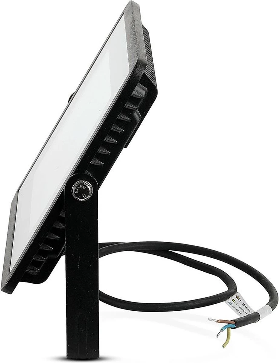 V-tac VT-100-B LED Schijnwerper - 100 W - 8000 Lm - 6400K - Zwart 6 V-tac VT-100-B LED Schijnwerper - 100 W - 8000 Lm - 6400K - Zwart - Afbeelding 4