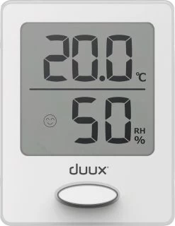 Duux Sense Thermometer + Hygrometer Binnen - Inclusief Batterij - Magnetisch