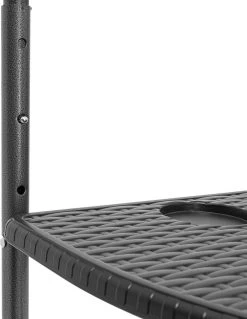 Relaxdays Balkontafel Inklapbaar, Balkon Tafel Rotan, Hangtafel Reling - Zwart -Philips Hue Winkel 929x1200