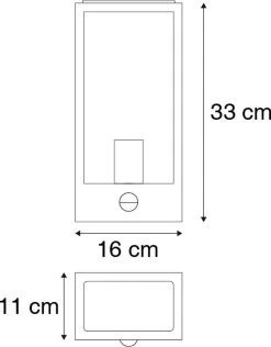 QAZQA Rotterdam - Moderne Wandlamp Met Bewegingsmelder | Bewegingssensor | Sensor Voor Buiten - 1 Lichts - D 110 Mm - Zwart - Buitenverlichting -Philips Hue Winkel 939x1200 1