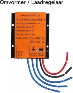 Danstar® Windmolen Met Vestigingspaal - Omvormer Inbegrepen - Stroomgenerator - Windturbine - Generator - Windmolen Generator - Windturbine Bouwpakket - Laadregelaar -Philips Hue Winkel 948x1200 7
