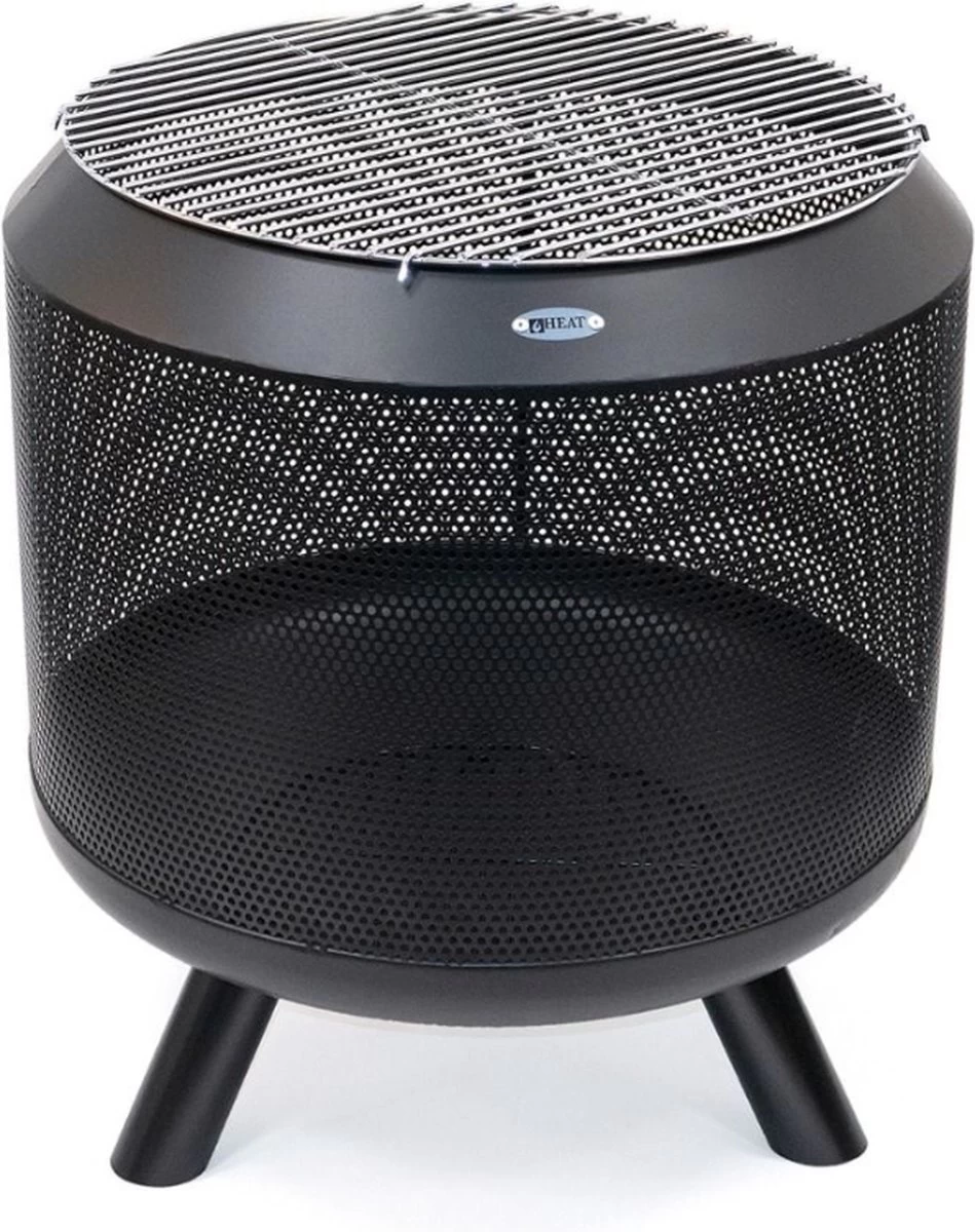 HEAT Outdoor Living - Trommelpot Incl. Grillrooster - Vuurkorf - Staal - Terrashaard - Vuurkorf Voor Buiten - Vuurton - Vuurhaard 9 HEAT Outdoor Living - Trommelpot Incl. Grillrooster - Vuurkorf - Staal - Terrashaard - Vuurkorf Voor Buiten - Vuurton - Vuurhaard - Afbeelding 7