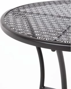 Bolero Ronde Stalen Bistro Tafel Zwart 60cm -Philips Hue Winkel 957x1200 1