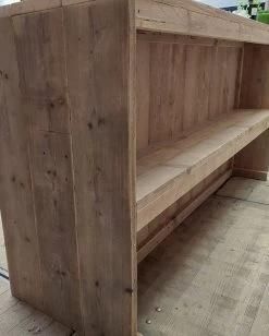 Steigerhouten Barmeubel - Aperitief Bar - Buitenbar -Philips Hue Winkel 962x1200