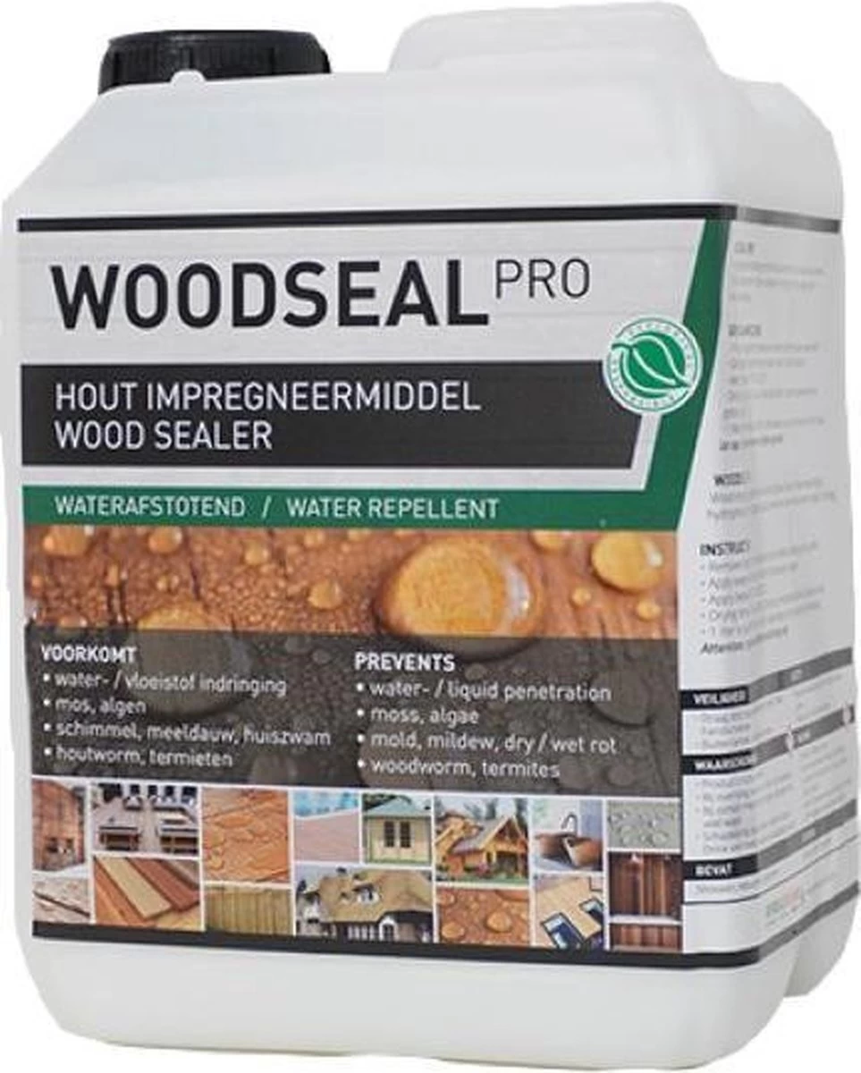 Woodseal Pro - Hout Impregneermiddel | Hout Waterdicht Maken | Hout Behandelen - 2,5 Liter 3 Woodseal Pro - Hout Impregneermiddel | Hout Waterdicht Maken | Hout Behandelen - 2,5 Liter