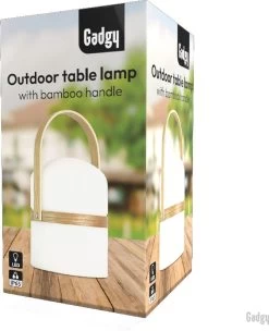 Gadgy Tafellamp Buiten USB Oplaadbaar - Ø 14,5 Cm - LED Dimb. - Oplaadbare Lamp Voor Buiten En Binnen - Tuinverlichting - Tentlamp - Brandt Tot 160 Uur -Philips Hue Winkel 974x1200