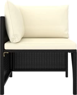 VidaXL 4-delige Loungeset Met Kussens Poly Rattan Zwart 27 VidaXL 4-delige Loungeset Met Kussens Poly Rattan Zwart -Philips Hue Winkel 977x1200