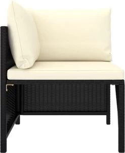 VidaXL 4-delige Loungeset Met Kussens Poly Rattan Zwart 25 VidaXL 4-delige Loungeset Met Kussens Poly Rattan Zwart -Philips Hue Winkel 979x1200 1