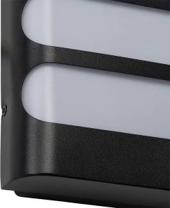 QAZQA Gaev - Moderne LED Wandlamp Met Bewegingsmelder | Bewegingssensor | Sensor Voor Buiten - 1 Lichts - D 5 Cm - Zwart - Buitenverlichting -Philips Hue Winkel 982x1200 1