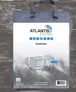 Opbergtas Voor Tuinmeubelkussens - 200 X 75 X 60 Cm (4 – 6 Lounge- Tuinkussens) - Grijs / Antraciet -Philips Hue Winkel 992x1200 3