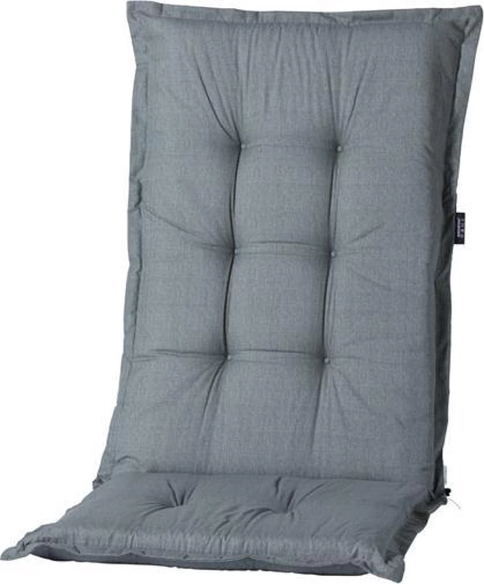 Madison Tuinkussen Hoog Basic 123x50 Cm - Grijs 4 Madison Tuinkussen Hoog Basic 123x50 Cm - Grijs - Afbeelding 2