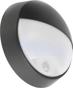 QAZQA Hortus - Moderne LED Buitenlamp Met Bewegingsmelder | Bewegingssensor | Sensor Voor Buiten - 1 Lichts - D 80 Mm - Zwart - Buitenverlichting -Philips Hue Winkel 997x1200 4